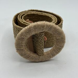 Vince Camuto Women's Bohemian Tan Woven Belt Size M/L NWT